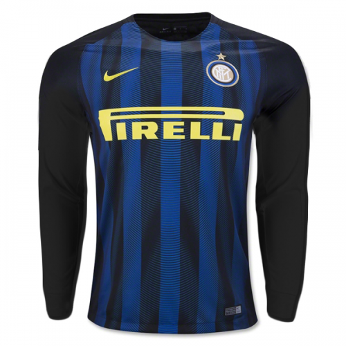 Inter Milan Home Soccer Jersey 16/17 LS